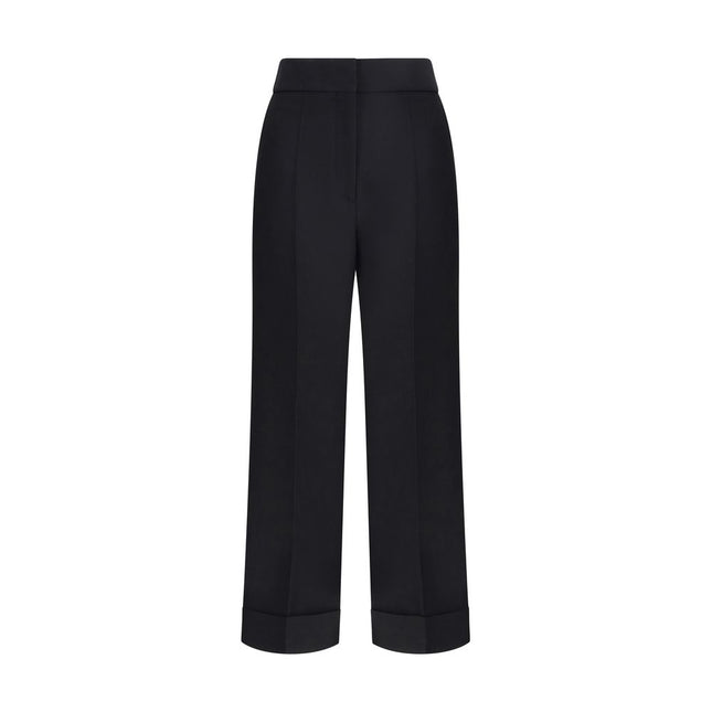 Valentino Black Wool Dress Pants