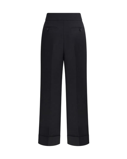 Valentino Black Wool Dress Pants