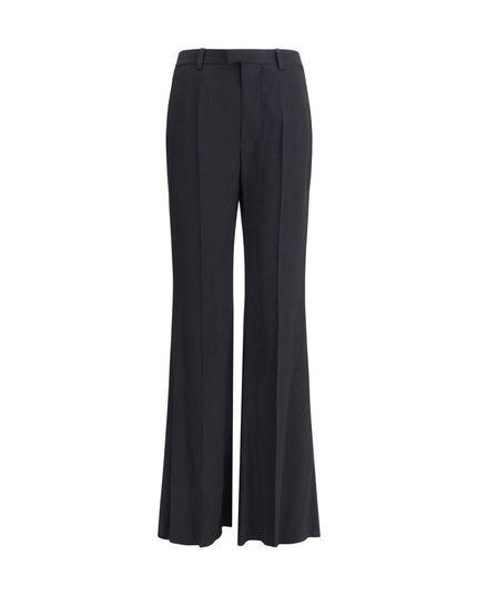 Balenciaga Black Viscose Flared Pants