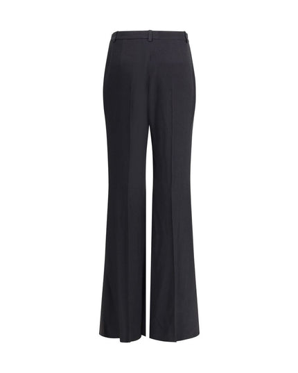 Balenciaga Black Viscose Flared Pants