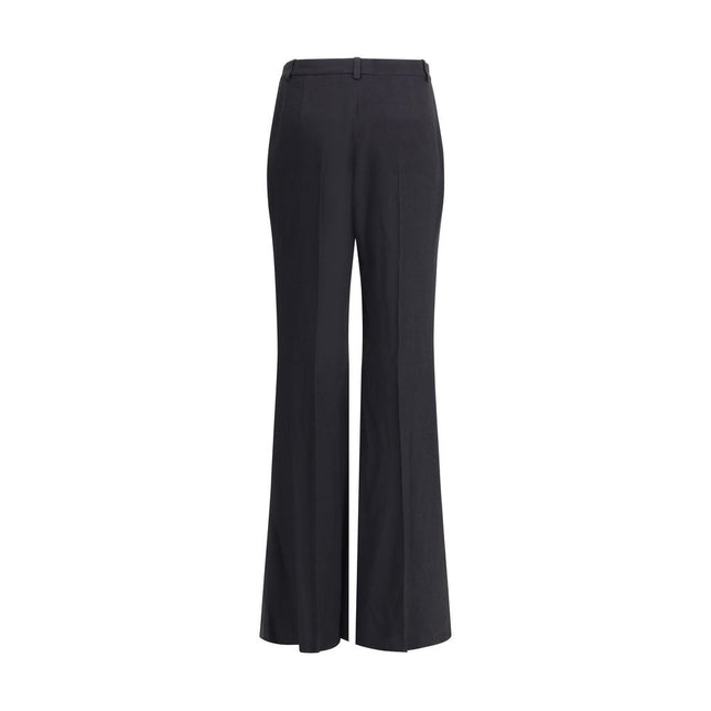 Balenciaga Black Viscose Flared Pants