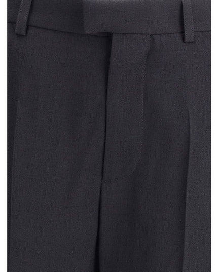 Balenciaga Black Viscose Flared Pants