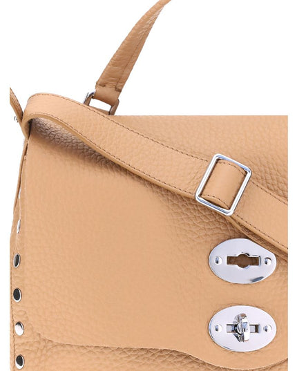 Zanellato Beige Calf Leather Bos Taurus Handbag