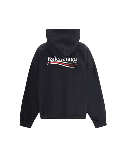 Balenciaga Black Cotton Sweatshirt