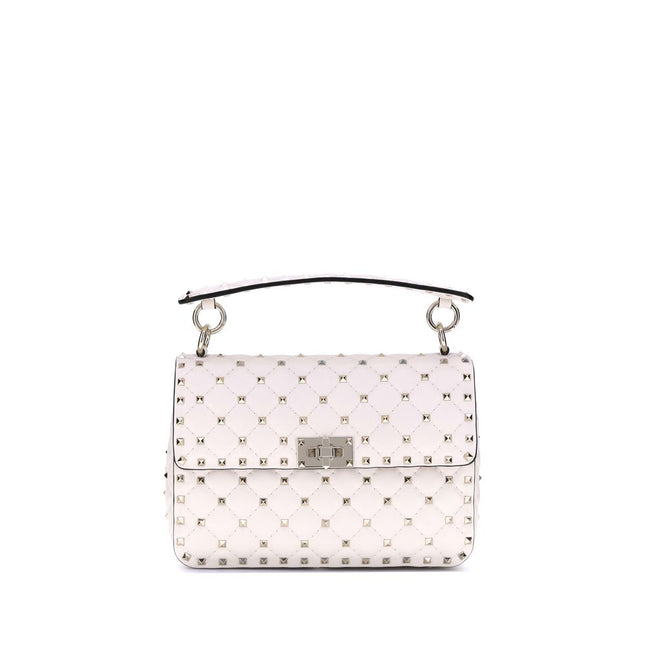 Valentino Garavani Cream Lamb Ovis Aries Aries Shoulder Bag