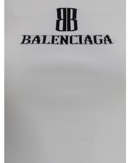 Balenciaga White Viscose Top