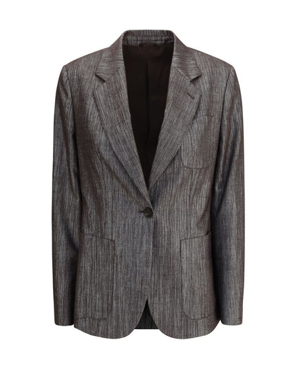 Brunello Cucinelli Yellow Polyester Blazer