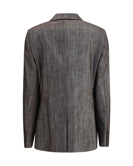 Brunello Cucinelli Yellow Polyester Blazer