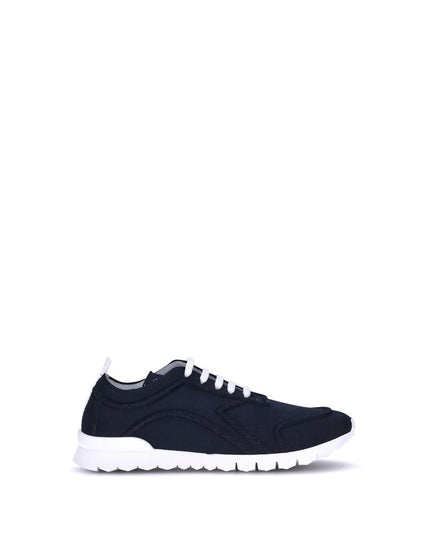 Kiton Black Cotton Athletic Sneakers