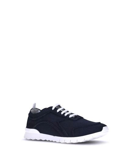 Kiton Black Cotton Athletic Sneakers