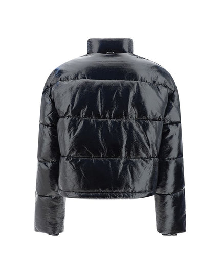 Courrèges Black Viscose Full-Length Jacket