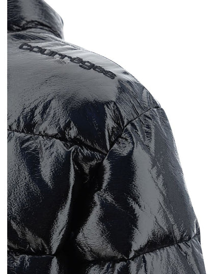 Courrèges Black Viscose Full-Length Jacket