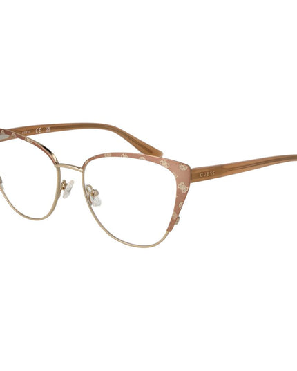Guess Beige Metal Glasses (Frames)