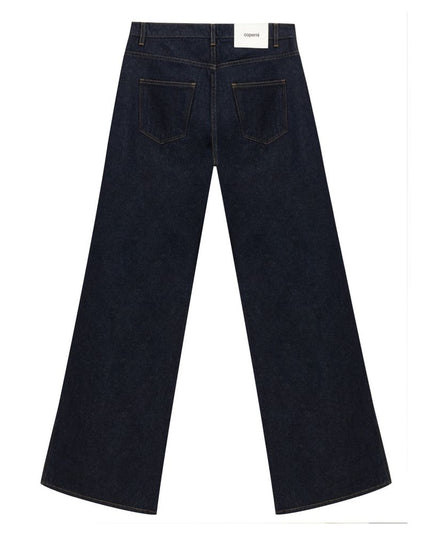 Coperni Blue Cotton High-Waisted Jean