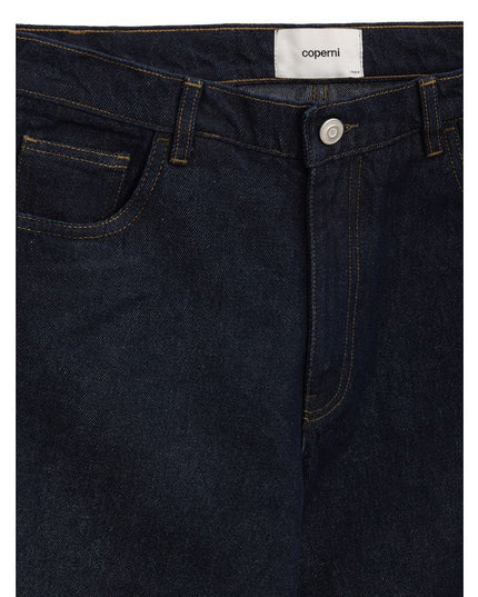 Coperni Blue Cotton High-Waisted Jean