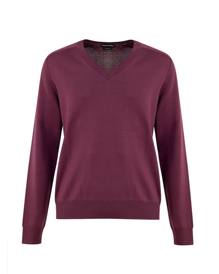 Tom Ford Purple Silk Sweatshirt