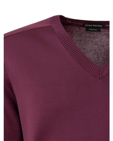 Tom Ford Purple Silk Sweatshirt