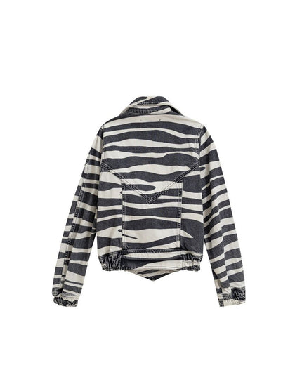 Retrofête Black And White Cotton Blazer