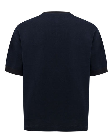 Dunhill Blue Cotton T-Shirt