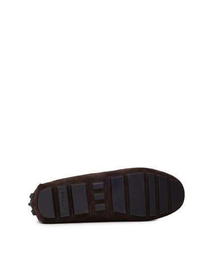 Bally Brown Leather Moccassin
