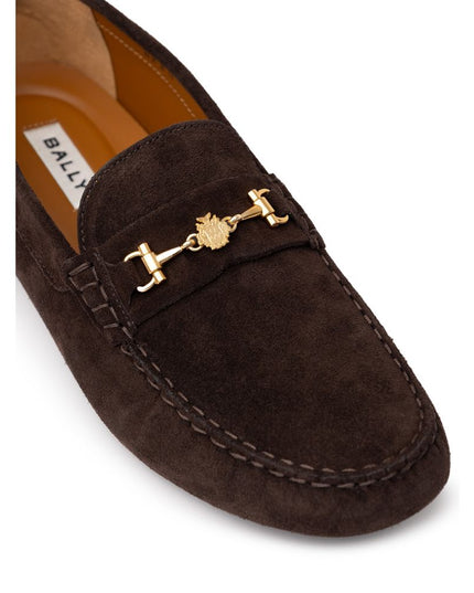 Bally Brown Leather Moccassin