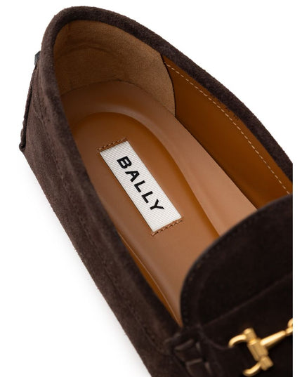 Bally Brown Leather Moccassin