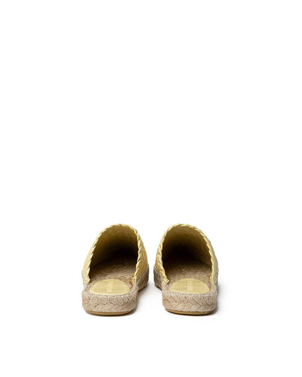 Bottega Veneta Yellow Leather Espadrille