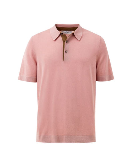 Gran Sasso Pink Cotton Polo Shirt