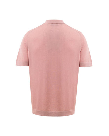 Gran Sasso Pink Cotton Polo Shirt