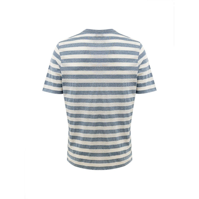 Gran Sasso Blue Cotton Long Dress