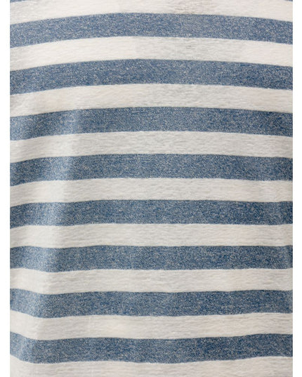 Gran Sasso Blue Cotton T-Shirt