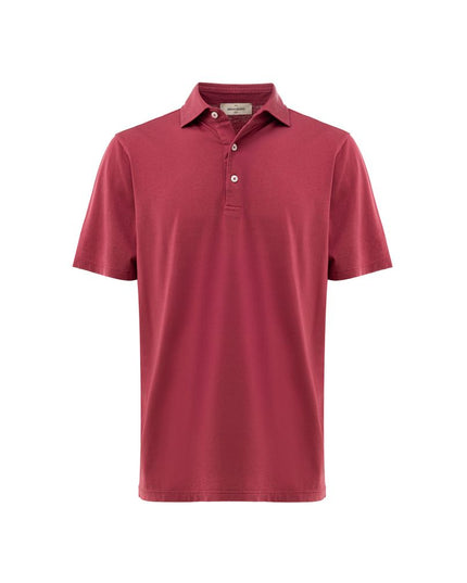 Gran Sasso Red Cotton Polo Shirt