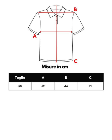 Gran Sasso Red Cotton Polo Shirt