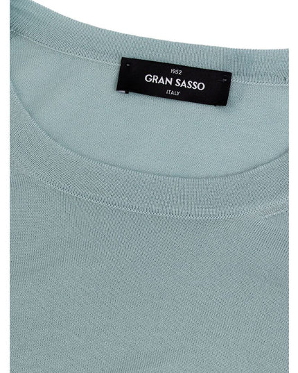 Gran Sasso Blue Cashmere Cashmere Sweater