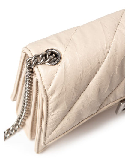 Balenciaga Beige Leather Shoulder Bag