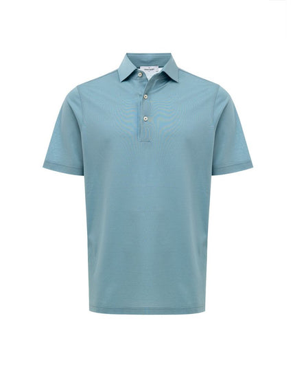 Gran Sasso Blue Cotton Polo Shirt