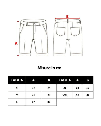 Malo Blue Polyester Shorts