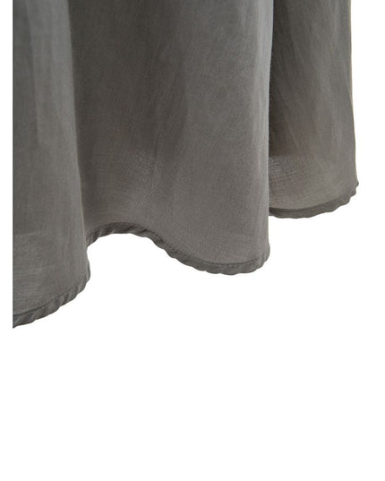 Lardini Gray Silk Casual Dress