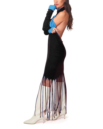 Bottega Veneta Blue Cotton Casual Dress