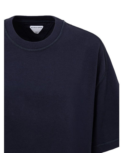 Bottega Veneta Blue Cotton T-Shirt