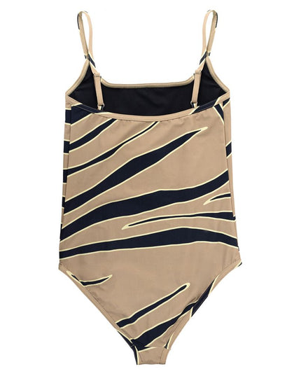 Bottega Veneta Beige Polyamide One-Piece Swimsuit