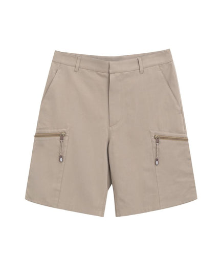 Dior Beige Cotton Cargo Shorts