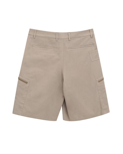 Dior Beige Cotton Cargo Shorts