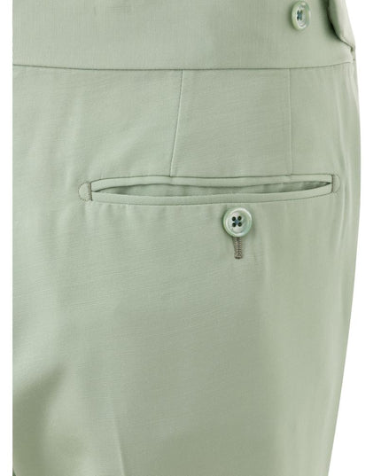 Tom Ford Green Viscose Chino Pants
