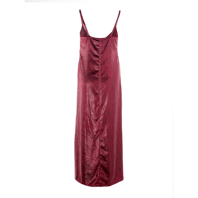 Lardini Bordeaux Polyester Cocktail Dress