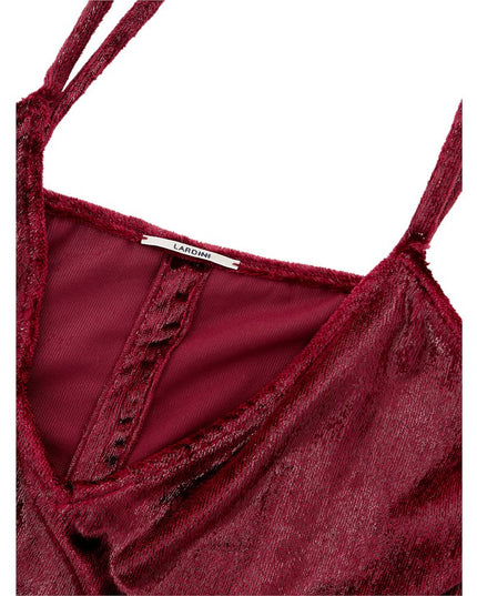 Lardini Bordeaux Polyester Cocktail Dress