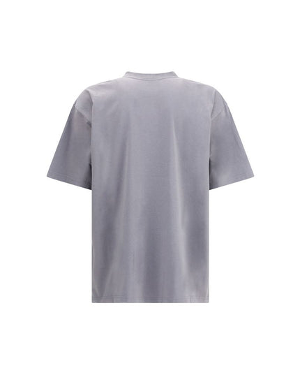 Balenciaga Gray Cotton T-Shirt