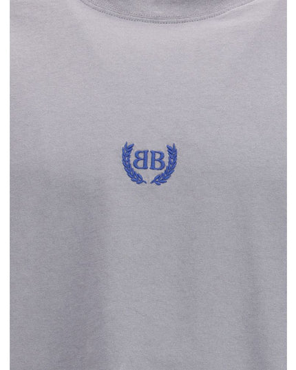 Balenciaga Gray Cotton T-Shirt