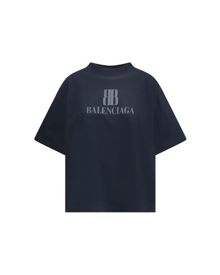 Balenciaga Black Cotton T-Shirt