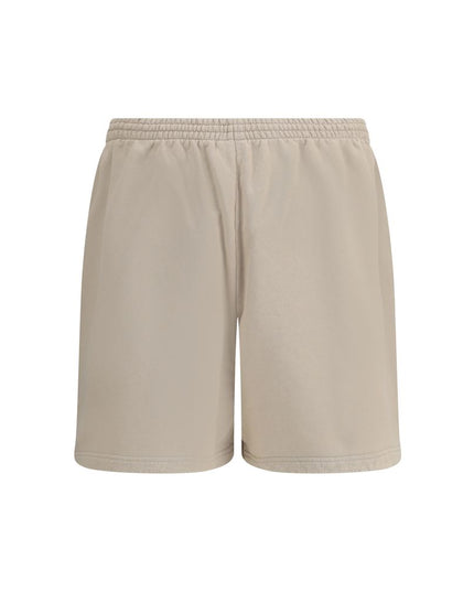 Balenciaga Beige Cotton Bermuda Shorts